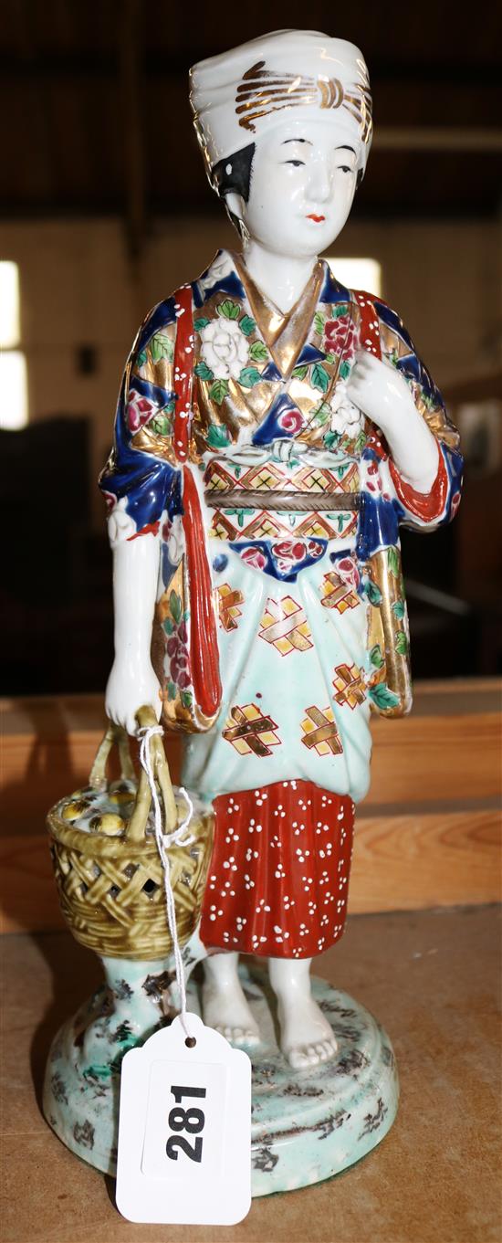 Japanese porcelain figure